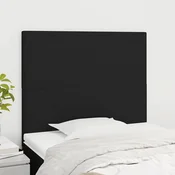 Vidaxl vidaXL Vzglavja za posteljo, 2 kosa, črna, 80x5x78/88 cm, blago