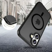 1 to 3 OVITEK TECH-PROTECT MAGMAT ZA MAGSAFE ZA IPHONE 16 MAT ČRNA ZAŠČITNA