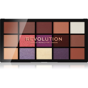 Makeup Revolution Re-Loaded paleta sjenila za oči nijansa Visionary 15 x 1,1 g