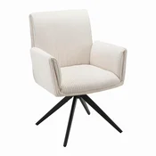 Bessagi Home Naslanjač Rosalia, Bež, Žamet