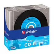 VERBATIM CD medij 700 MB 80min 52x VINYL 10kom