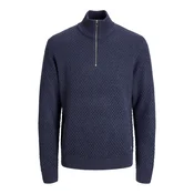 JACK & JONES Pulover JJBLAKE nočno modra