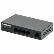 Intellinet 561792 mrežni prekidač Gigabit Ethernet (10/100/1000) Podrška za napajanje putem Etherneta (PoE) Crno
