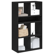 Ormaric za knjige crni 66x31x112 cm od konstruiranog drva