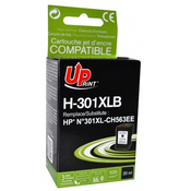 UPrint kartuša HP št. 301XL (CH563E), 20ml (kompatibilna, črna)