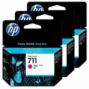 HP - Komplet tinta HP CZ135A nr.711 (ljubičasta), 3 komada, original