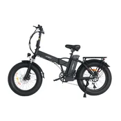 WINDGOO WINDGOO F21 Pro – Zložljivo 20-palčno električno kolo z debelimi pnevmatikami, baterija 48 V 12,5 Ah, črna, (5000249665)