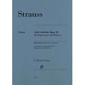 STRAUSS R.:EIGHT POEMS OP.10 FOR HIGH VOICE