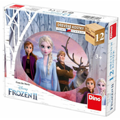 DINO drvene kocke Frozen, 12 komada