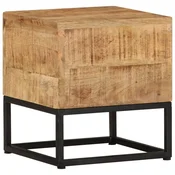 Vidaxl vidaXL Stranska mizica 30x30x33 cm surov mangov les