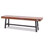 VEVOR Zunanja klop 365x160x482 cm rjava