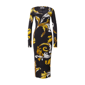 Versace Jeans Couture Obleka konjak/kari/črna/bela