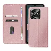 AVIZAR Denarnica za Honor X5c Plus 4G serije Chesterfield z video podporo, Roza, (5000189916)