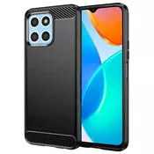 TPU gel ovitek Brushed Carbon za Honor X6/X8/70 Lite - črn