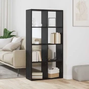 Ormaric za knjige Crni hrast 69,5 x 29 x 137,5 cm