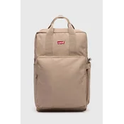 LEVIS ® Ruksak Levis® Large L-Pack Backpack  bež siva