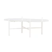 Klubska mizica Dallas 4507 (Beige) Beige, 45x60x120cm, MDF plošča, Ovalna