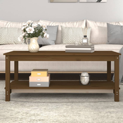 Stolic za kavu boja meda 110 x 55 x 45 cm od masivne borovine