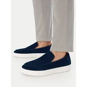 Tommy Hilfiger Loaferke Modern Light Suede Loafer FM0FM05924 Mornarsko modra