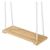 Drvena ljuljacka Plank Swing Outdoor Eichhorn prirodna 140-210 cm dužine 40*14 cm i 60 kg nosivost od 3 godine