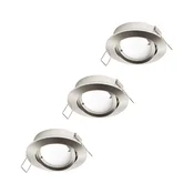 Eglo 31692 - KOMPLET 3x LED ugradno svetlo TEDO 1xGU10/5W/230V