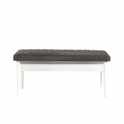Hanah Home HANAH HOME Vina Bench Anthracite, White klop, (20863685)