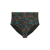 Swim by Zizzi Bikini hlačke modra/bronasta