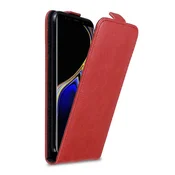 Cadorabo Cadorabo Ohišje, združljivo z Samsung Galaxy NOTE 9 v rdeče jabolko - Zaščitni ovitek v obliki flipa z magnetnim zapiranjem, (20565857)