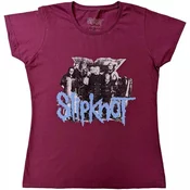 Slipknot Goat Logo Demon (Back Print) Maroon Red L Ženske Majica