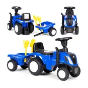 ECO TOYS Traktor sa prikolicom Plavi