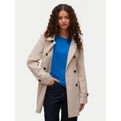 Vero Moda Trenčkot Chelsea 10329343 Siva Regular Fit