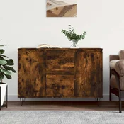 vidaXL vidaXL Komoda dimljeni hrast 104x35x70 cm inženirski les, (20807908)