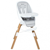 BABYGO Jedilni stol Carou 360 ° Bela