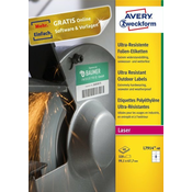 Avery Zweckform etikete, L7914-40, 99.1x67.7 mm, bela
