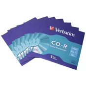 Verbatim VERBATIM CD-R EXTRA ZAŠČITA 700 MB 52X ZA SNEMALNIK 1