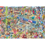 Heye Puzzle Animal gym 1000 kosov