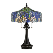 Quoizel QZ-COBALT-TL - Namizna svetilka COBALT 3xE27/60W/230V