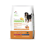 Trainer Natural SENSITIVE No Gluten hrana za pse - Losos - Medium/Maxi Adult 12kg