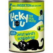 Lucky Lou Life Stage mačja hrana Adult - govedina in insekti - 400 g