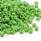 Kašaste perle (seed beads) 4 mm mat svetlo zelena