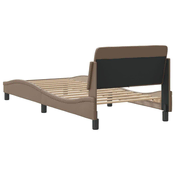 Okvir za krevet Dover cappuccino 90x190 cm umjetna koža