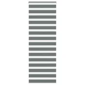 Vidaxl Zebra senčilo temno sivo 85x200 cm tkanina širina 80,9 cm