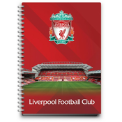 Zvezek špirala Liverpool A4 črte