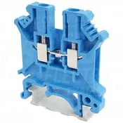 Tracon Electric Vijačna nevtralna priključna sponka za zbiralko, modra 0,2-2,5 mm2, 32 A ZUG