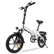 ISINWHEEL isinwheel U3 Fodable električno kolo - 16 - 500W 36V 7,8Ah - belo, (21960301)