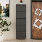 Hanah Home Cipelarnik, 50x169x15 cm, Antracit