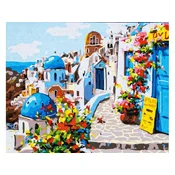 Astra Slika po številkah MAGICAL SANTORINI, na okvirju, 40x50cm, 801023908