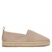 Espadrile Calvin Klein Logo Webbing HW0HW02934 Bež