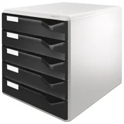 KUTIJA S 5 LADICA POST SET LEITZ 52800095 ČRNA
