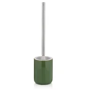 Kela Komplet za WC Isabella, keramičen, listast, zelen, 46,0 cm x 10,5 cm